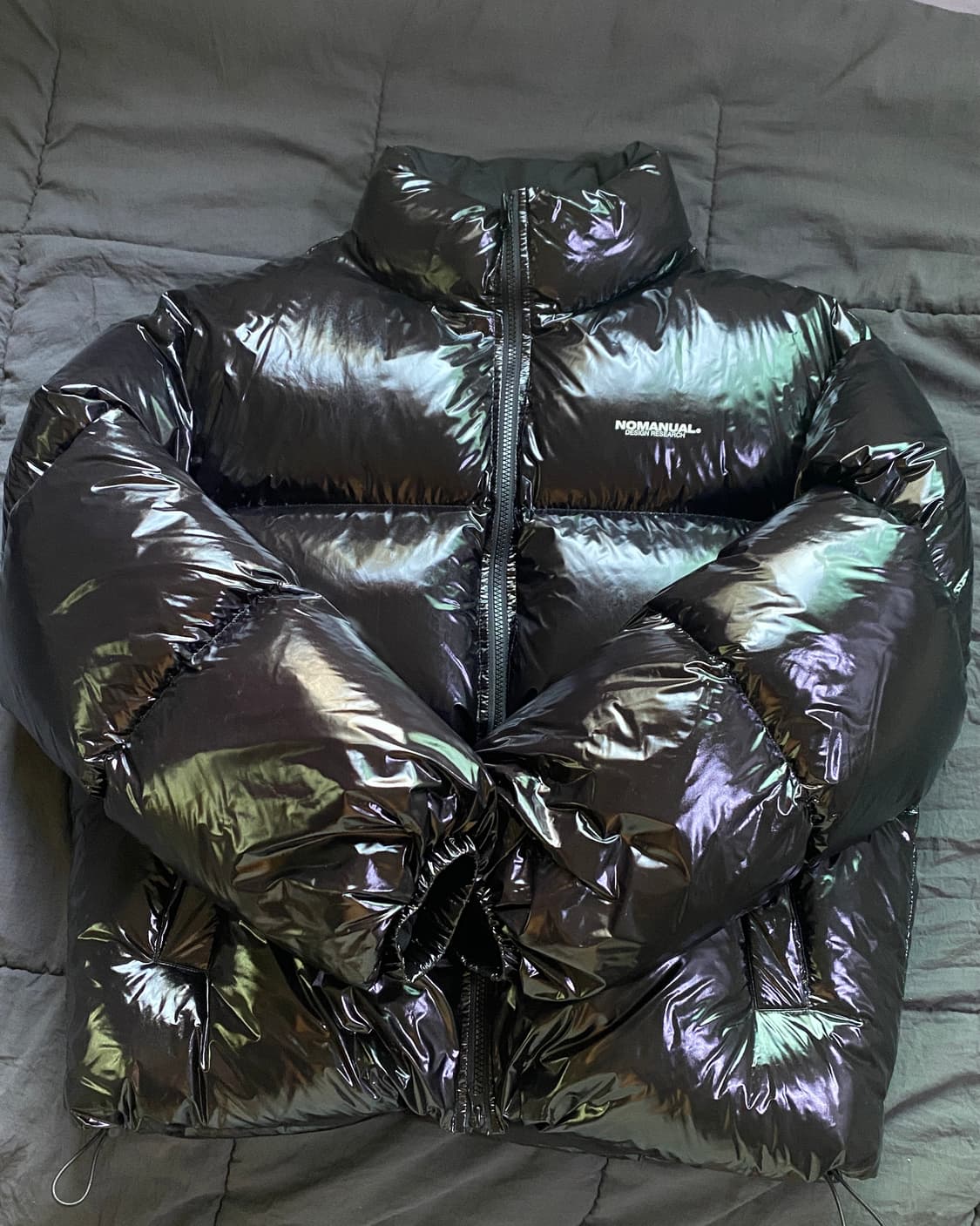 노매뉴얼 LUKE DUCK DOWN - Glossy black 상품이미지1