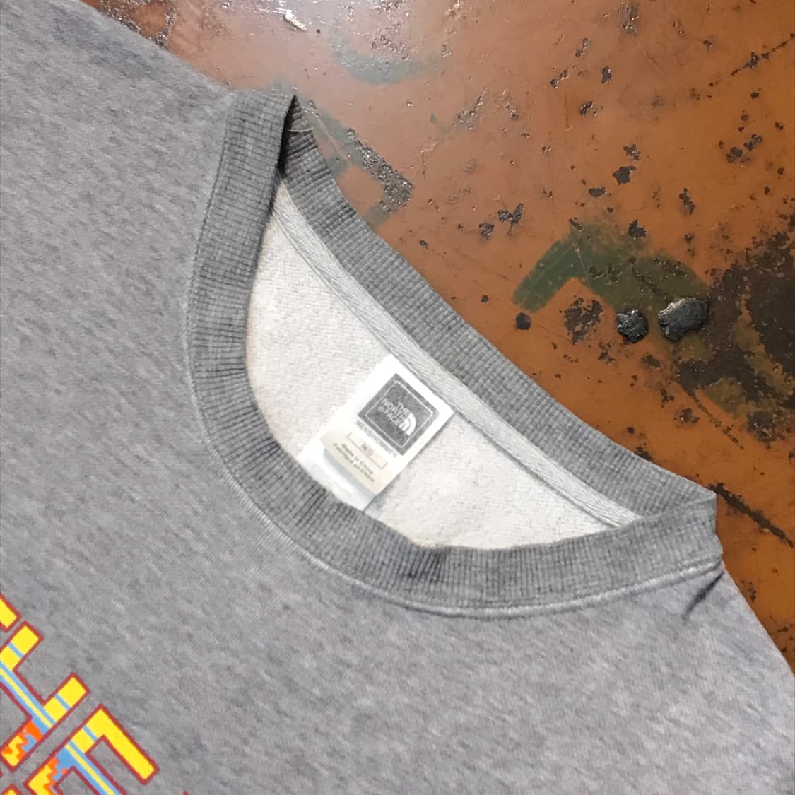 노스페이스 그레이 기모 스웨트셔츠 맨투맨 남성 105 사이즈 상품이미지3