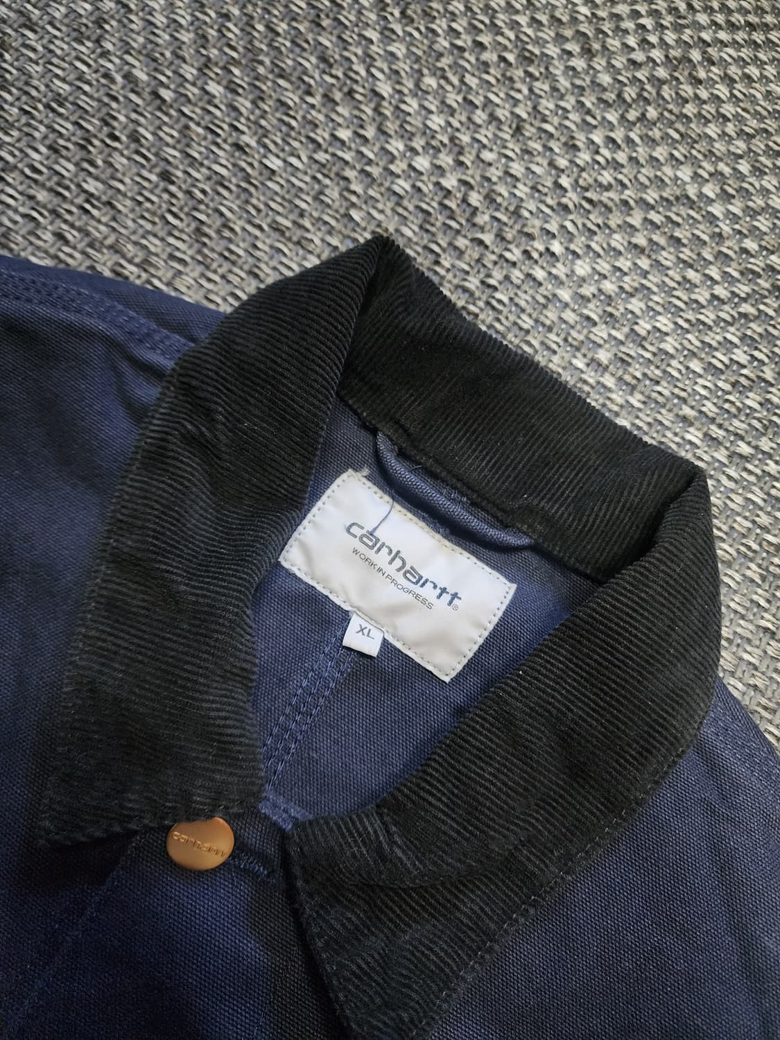 칼하트 미시건 초어코트 네이비 색상 XL사이즈 상품이미지6