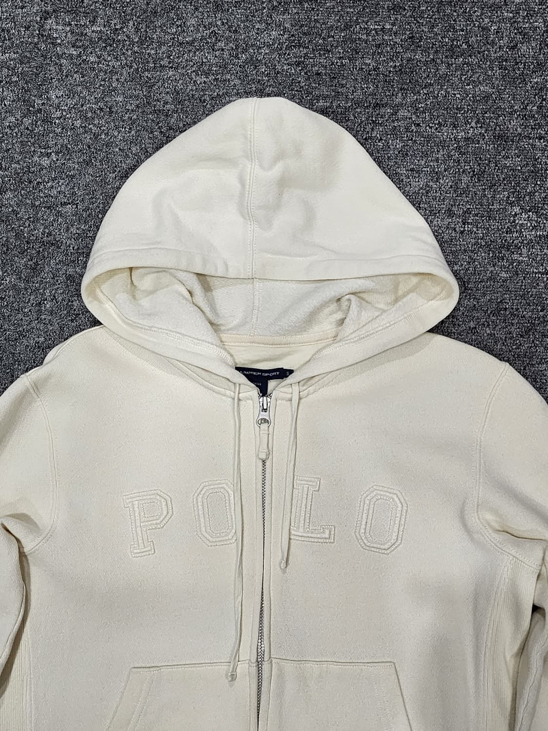 폴로 랄프로렌 스포츠 스펠아웃 후드집업 아이보리 S 상품이미지4