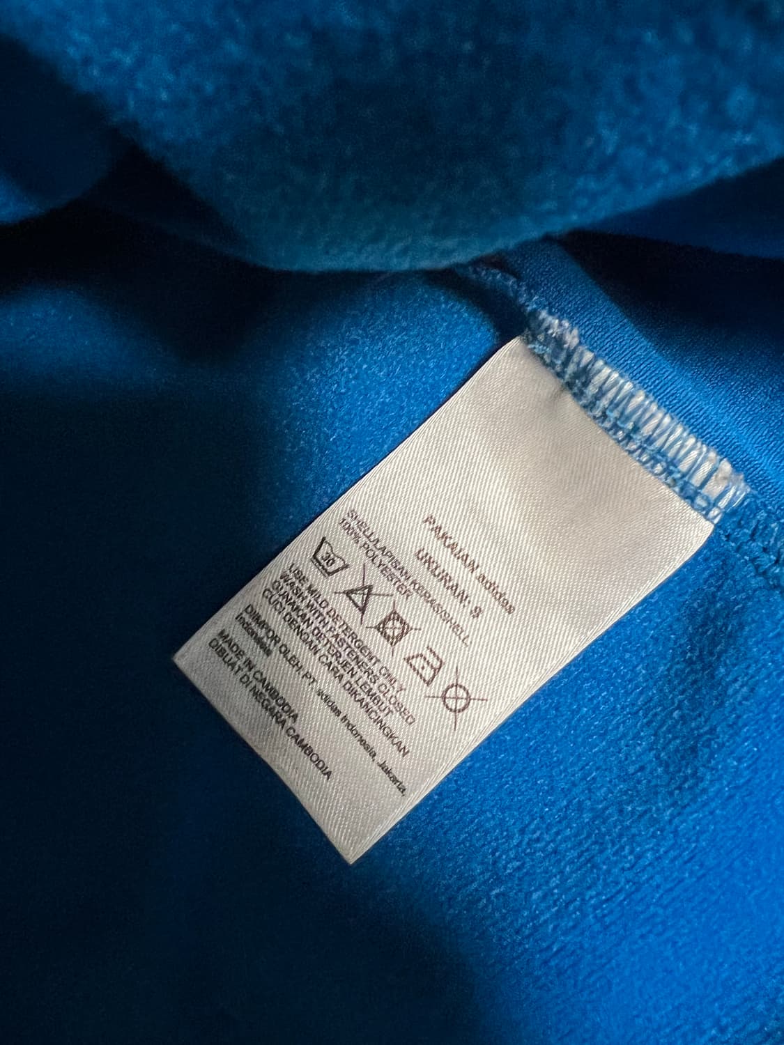 아디다스 구파이어버드 파이어버드 블루 오렌지 져지 트랙탑 상품이미지4