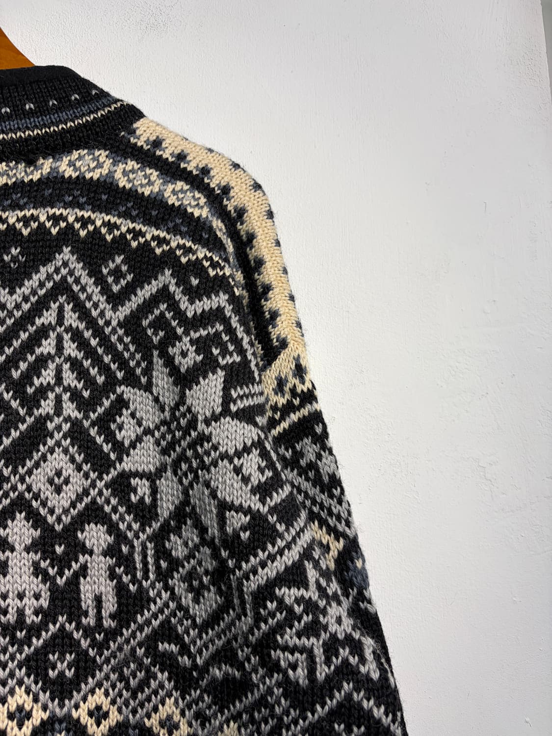 [m] Dale of norway 데일오브노르웨이 울 100% 니트집업 상품이미지10