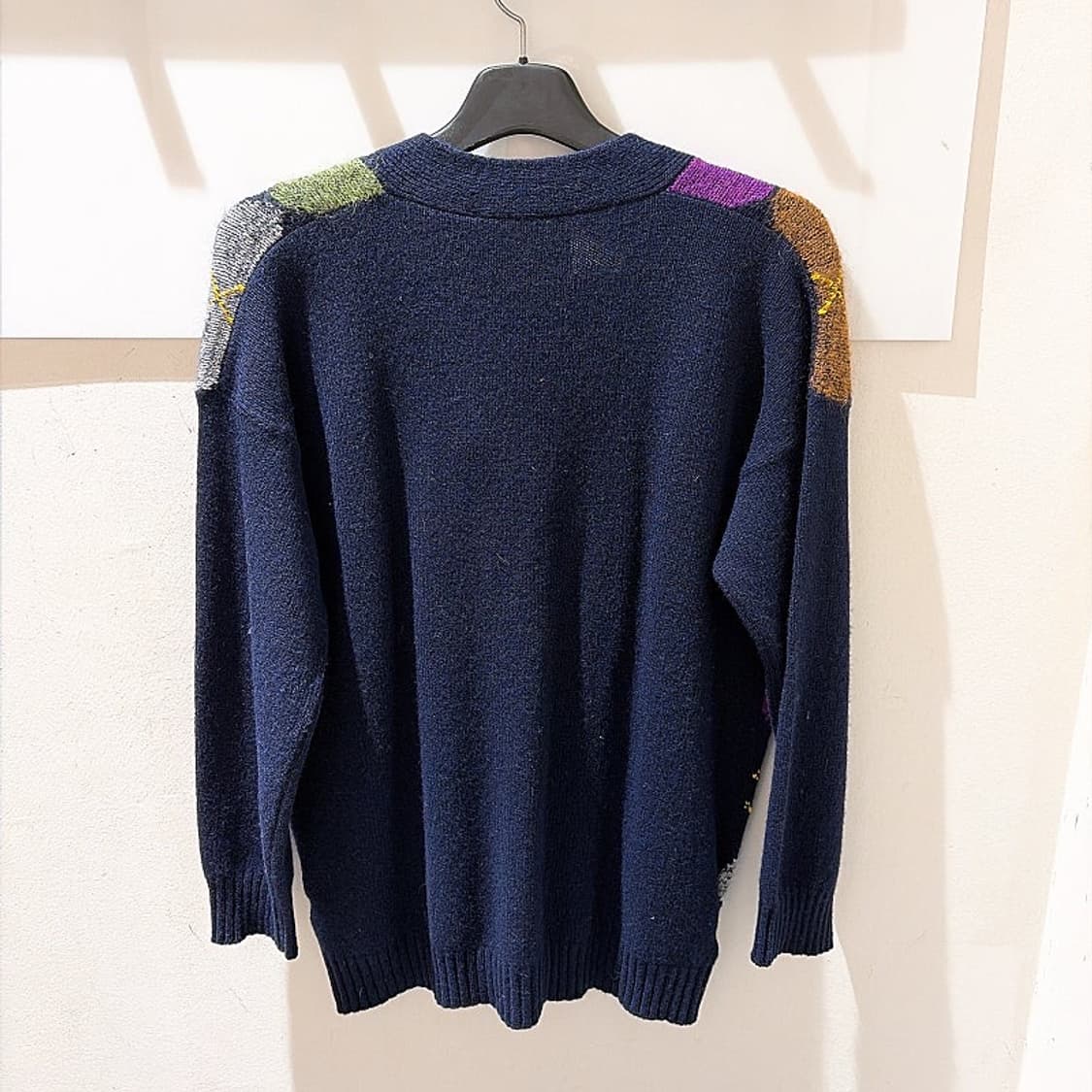 (정품/새상품) PLAN C 플랜씨 여성 롬버스 모티프 울 가디건 상품이미지3