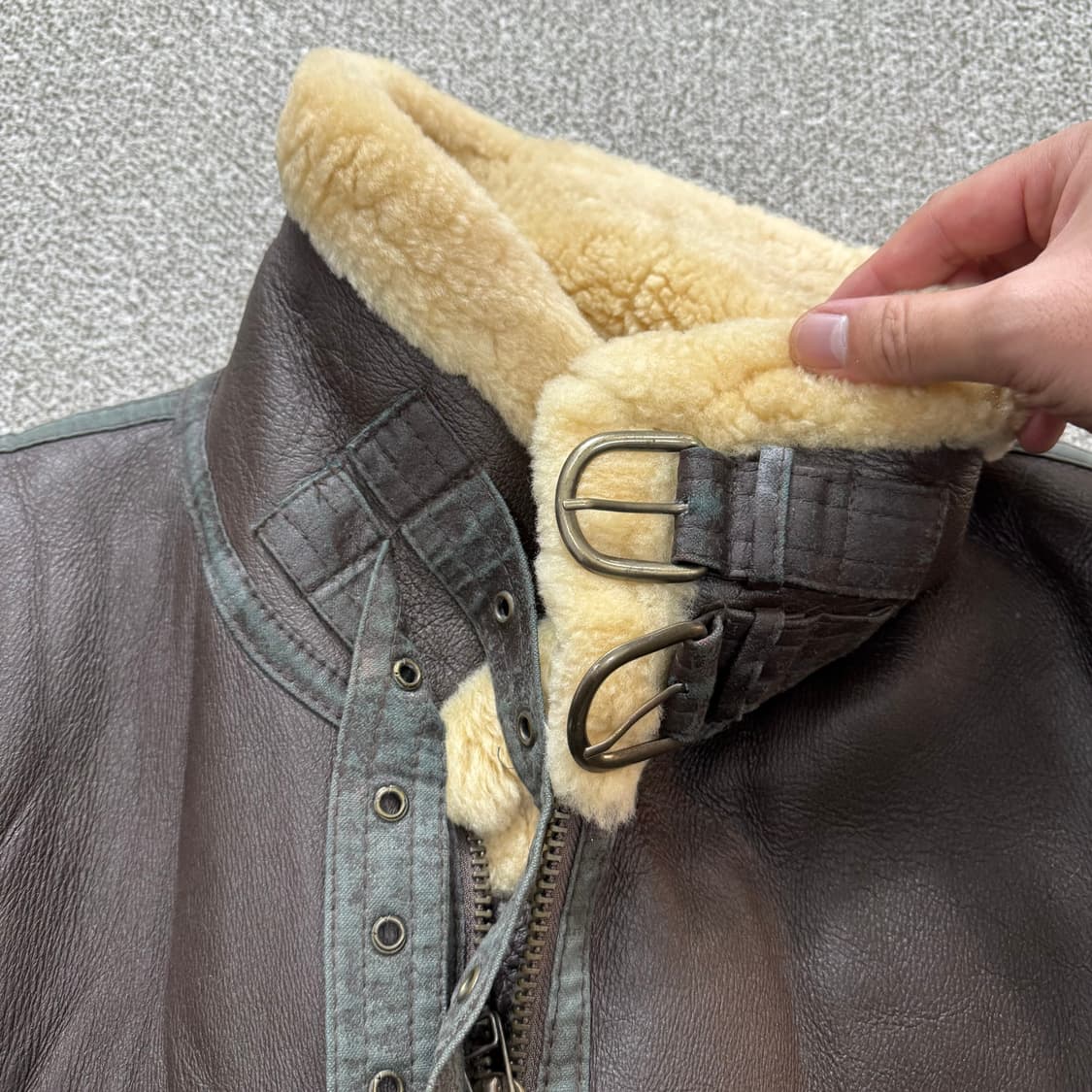 빈티지 양가죽 무스탕  상품이미지3