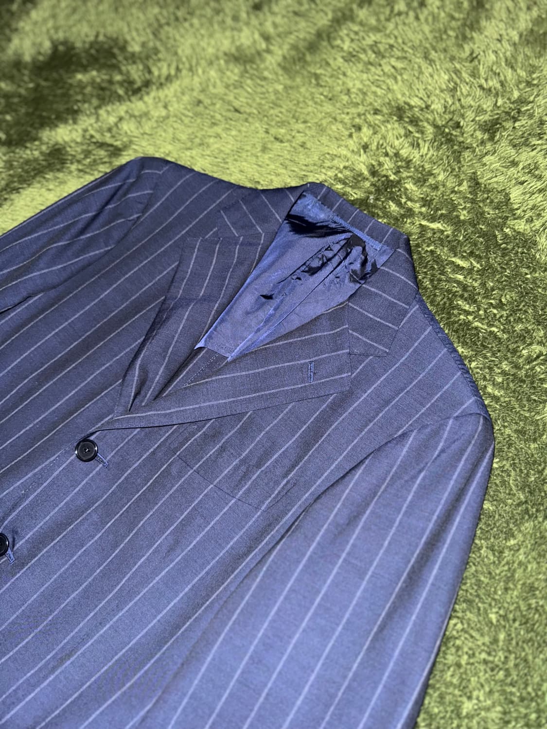 [48] BEAMS F 빔즈 스트라이프 블레이저 MADE IN JAPAN 상품이미지2