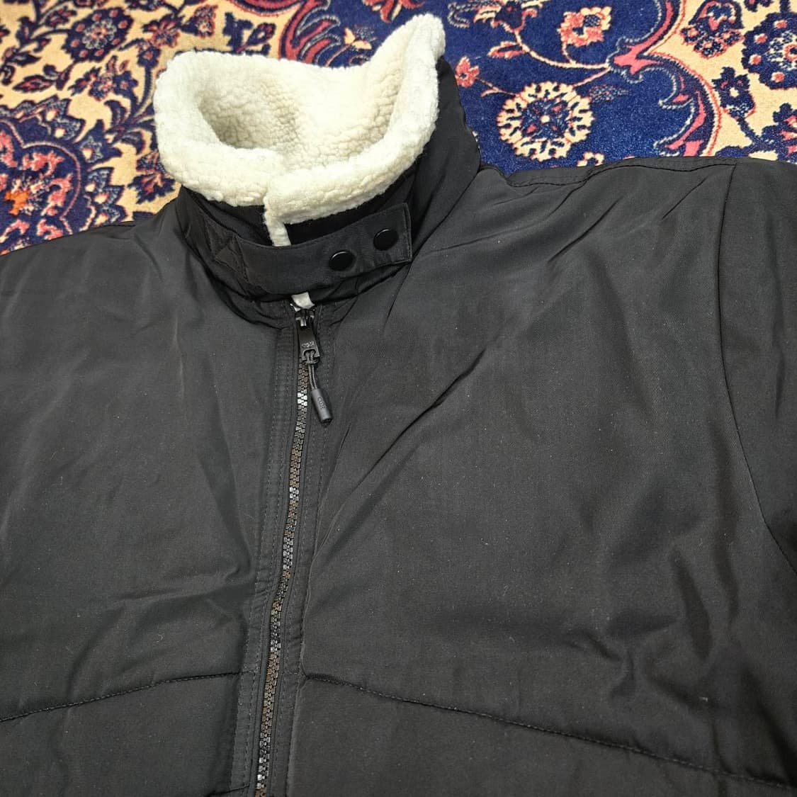 코스그라피(CGP) 하이넥 헤비보아 플리스 무스탕 패딩 점퍼 상품이미지4