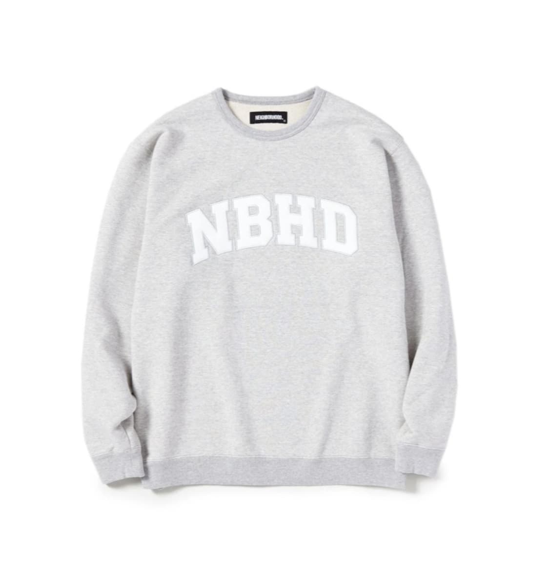 [XL] 네이버후드 클래식 크루넥 맨투맨 그레이 21AW 상품이미지1