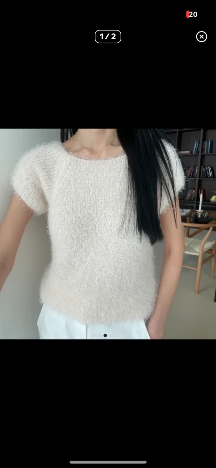 Our 부클 반팔니트 상품이미지1