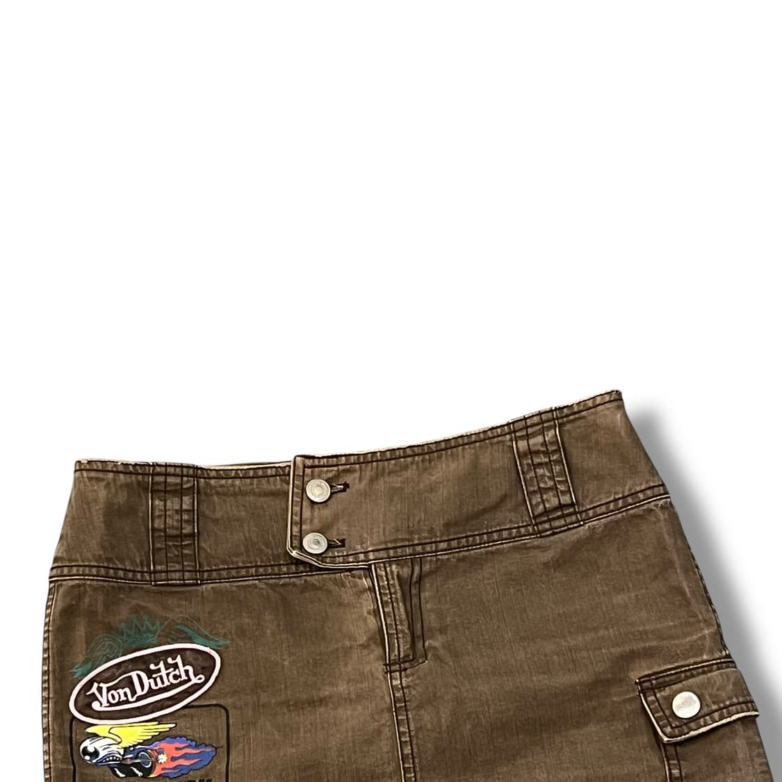  본더치 패치 그래픽 데님 스커트 y13932 상품이미지4