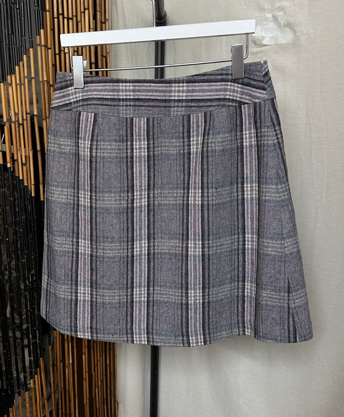 check mini lap skirt 상품이미지3