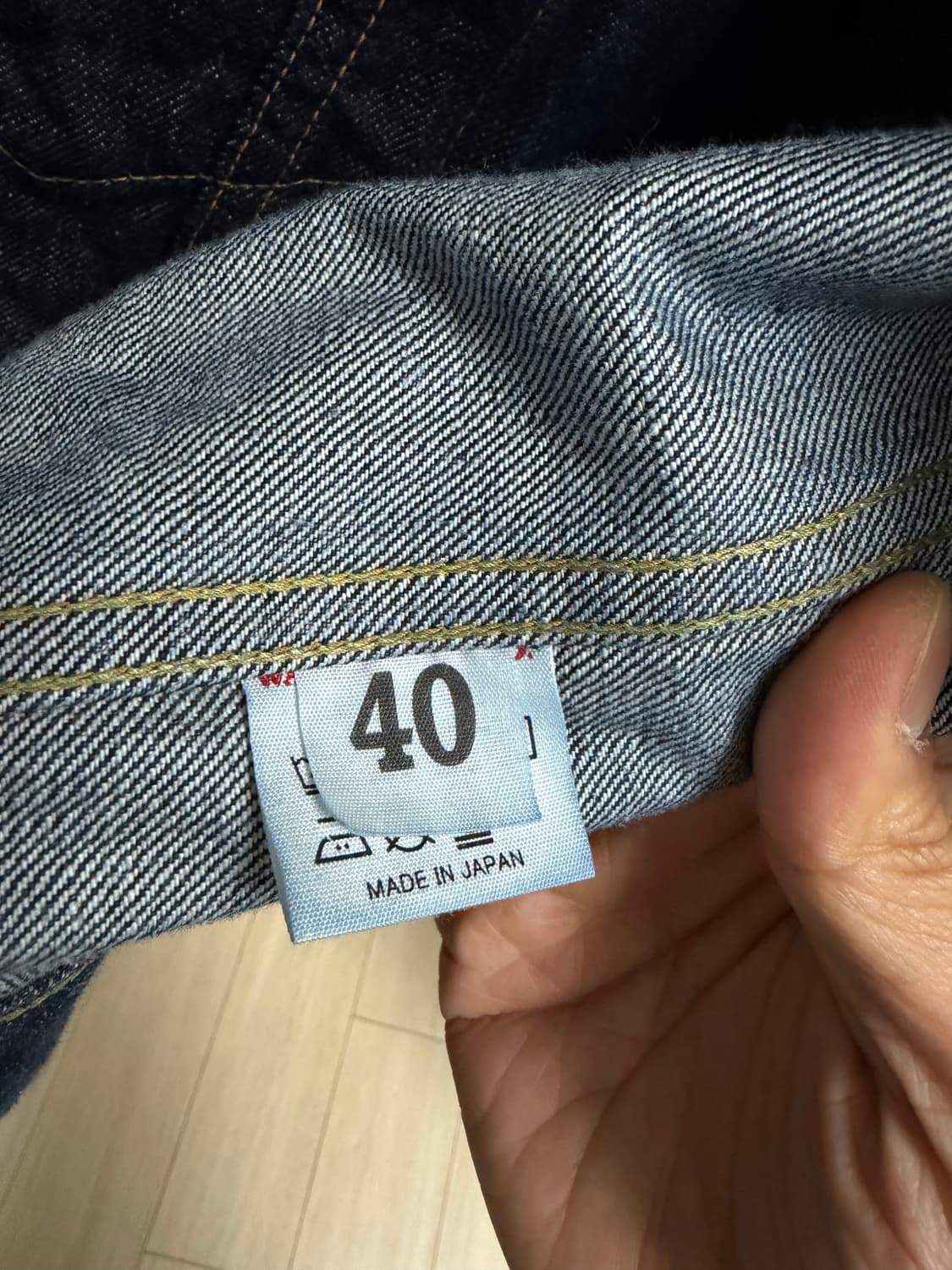 Denime by warehouse 3rd 셀비지 데님자켓 상품이미지8