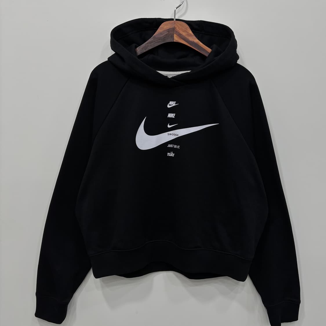 Nike 스우시 크롭 여성 후드티 상품이미지1