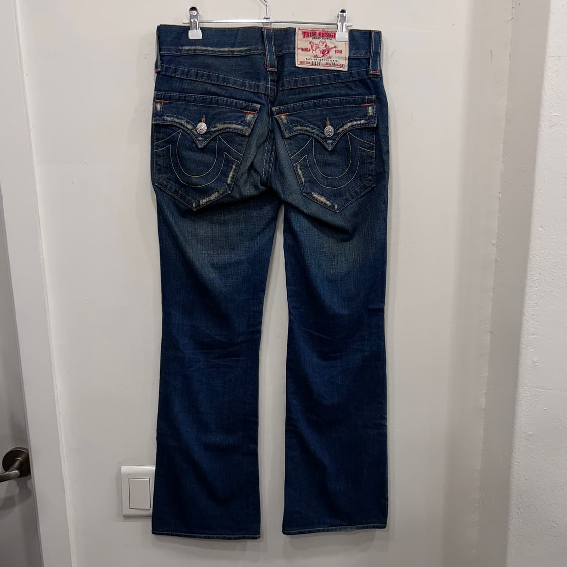 트루릴리젼 샌드워싱 진청 부츠컷 데님팬츠 상품이미지6