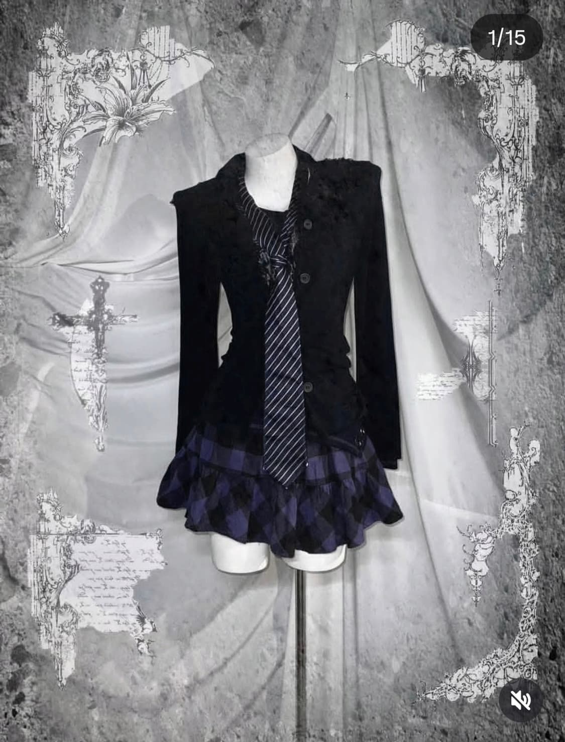 ozzon 스윙잉서울 쿨키즈 펑크스쿨룩 공겜여주깔 세트 상품이미지1