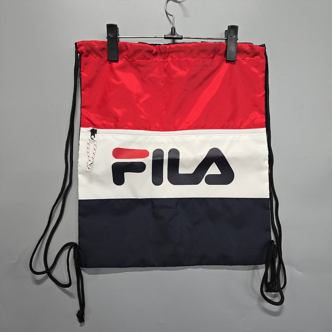 새제품 휠라 FILA 필라 배색 로고 프린팅 슈즈백 신발주머니 상품이미지2