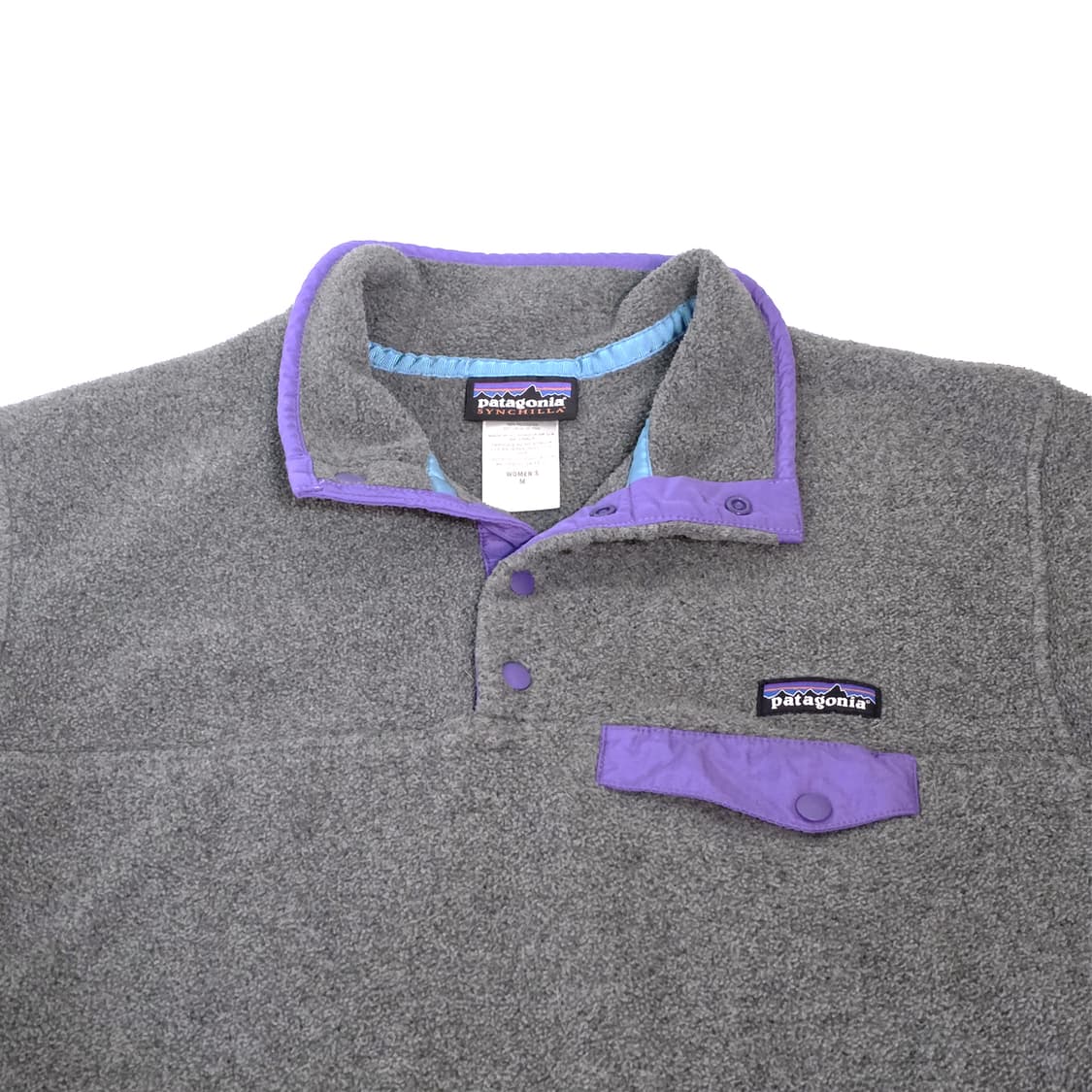 [W/M] 파타고니아 신칠라 스냅티 퍼플 그레이 상품이미지4