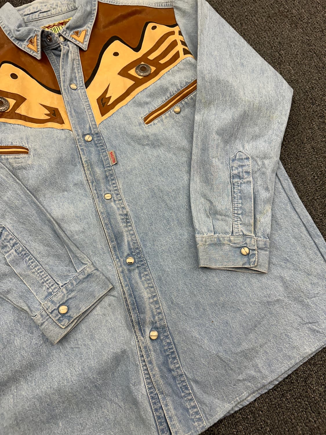 SHOOTER 재패니즈 빈티지 웨스턴셔츠 데님셔츠 상품이미지5