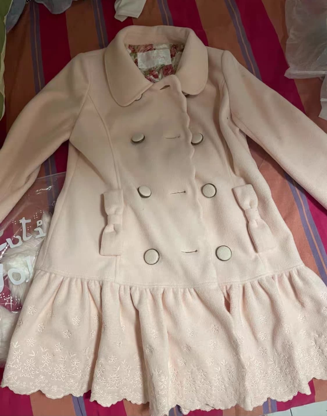 리즈리사 왕리본 딸기우유 히메갸루 코트 판매 상품이미지1