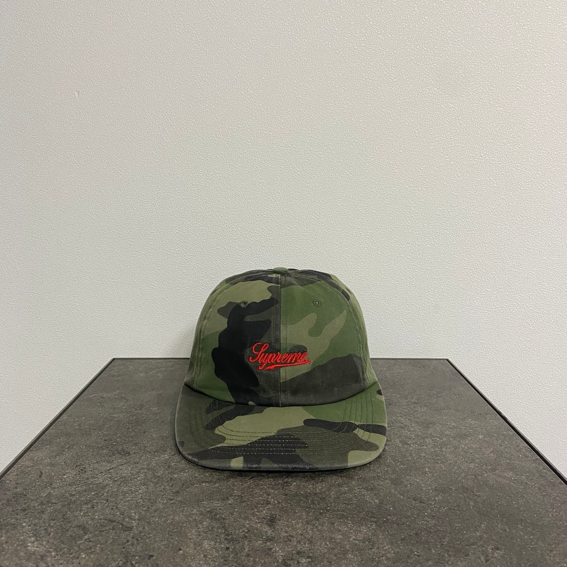 슈프림 워시드 우드랜드 카모 볼캡 모자 6패널 캡 상품이미지1