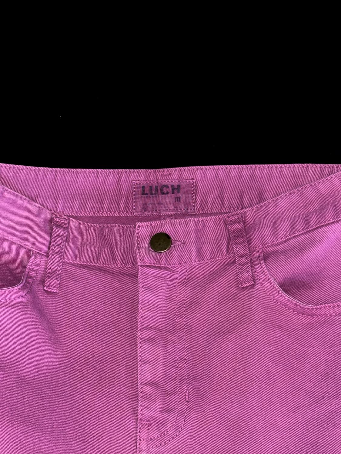 핫핑크 h라인 스커트 상품이미지3