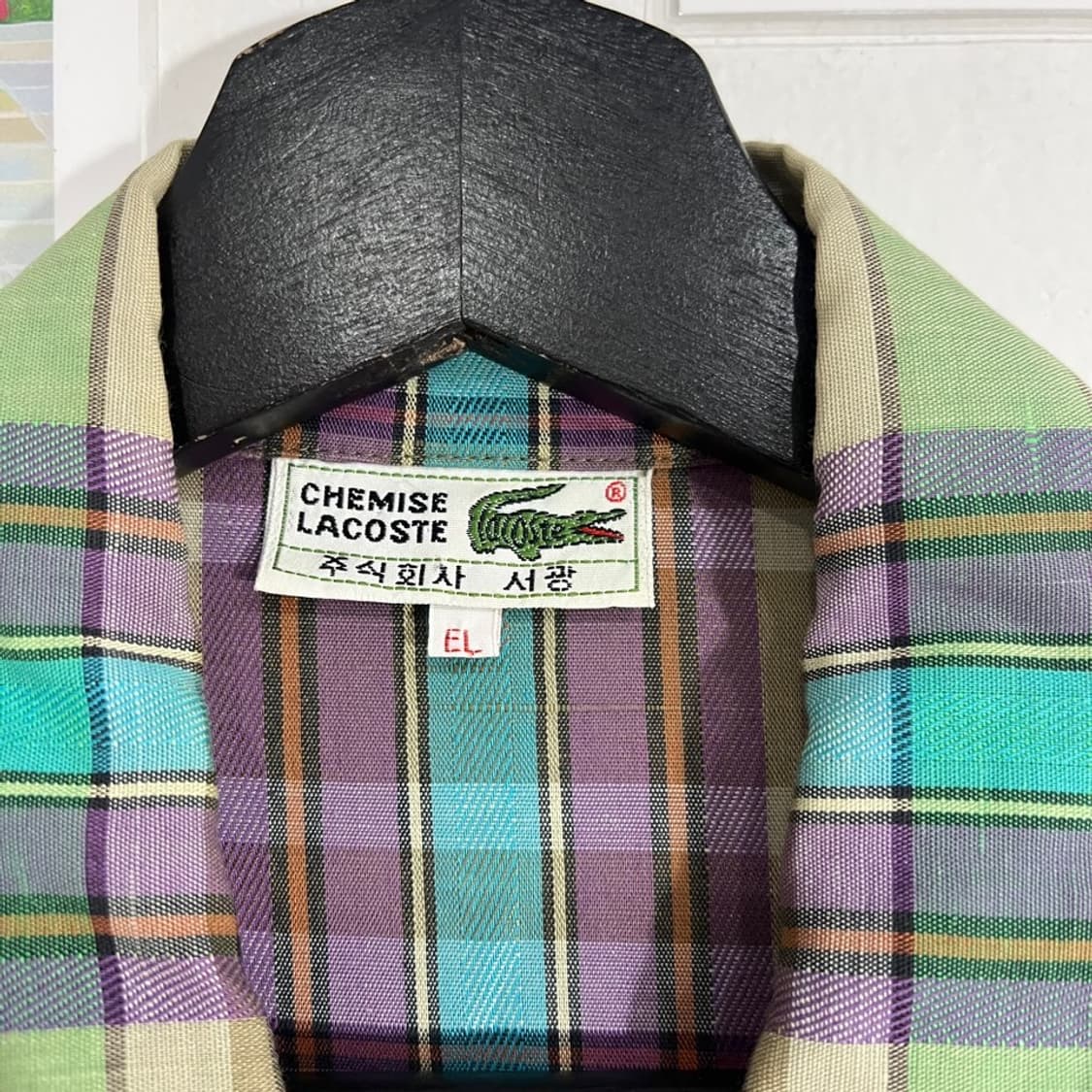라코스테 체크 스윙자켓  상품이미지7
