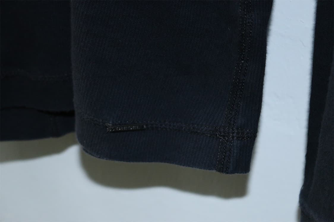 디젤 슬림 블랙 후드티셔츠 상품이미지6