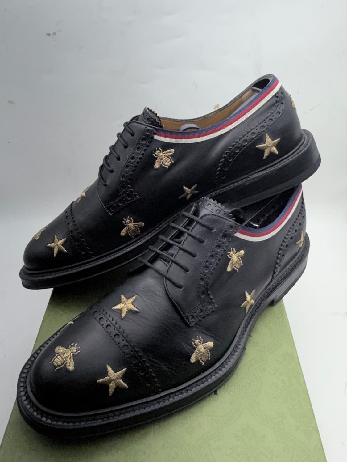 정품)구찌 꿀벌 자수 구두 260 상품이미지5