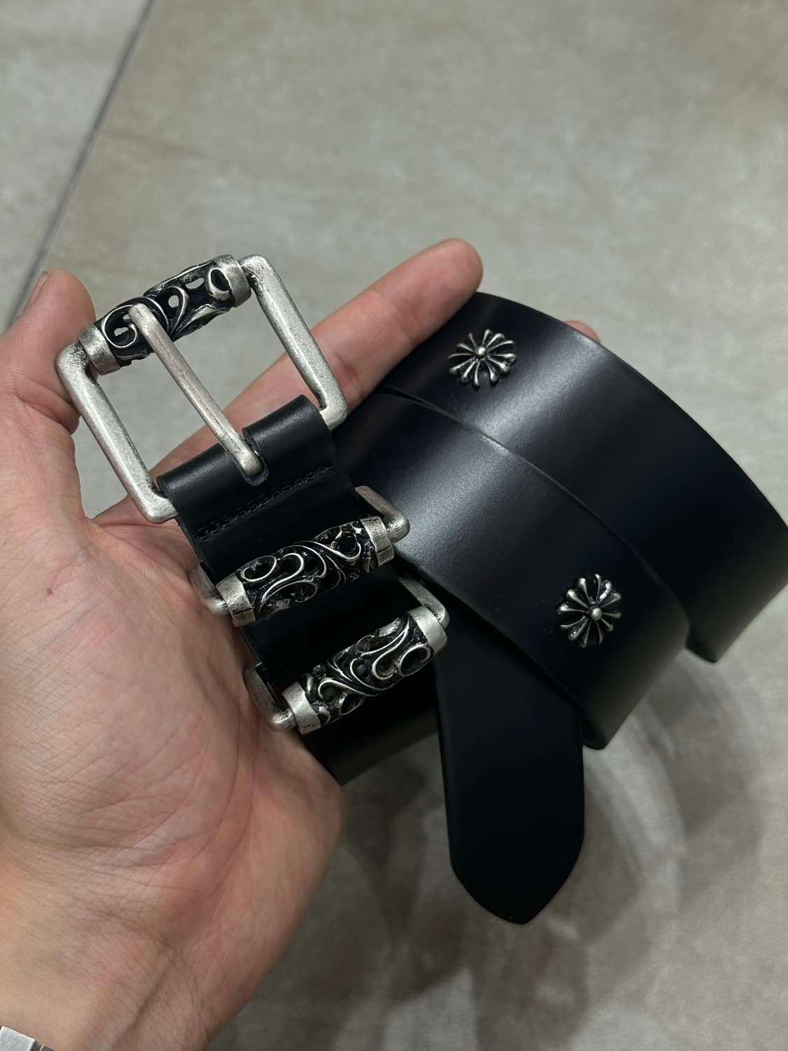 Ch stud belt - 크롬 스터드 벨트 상품이미지2