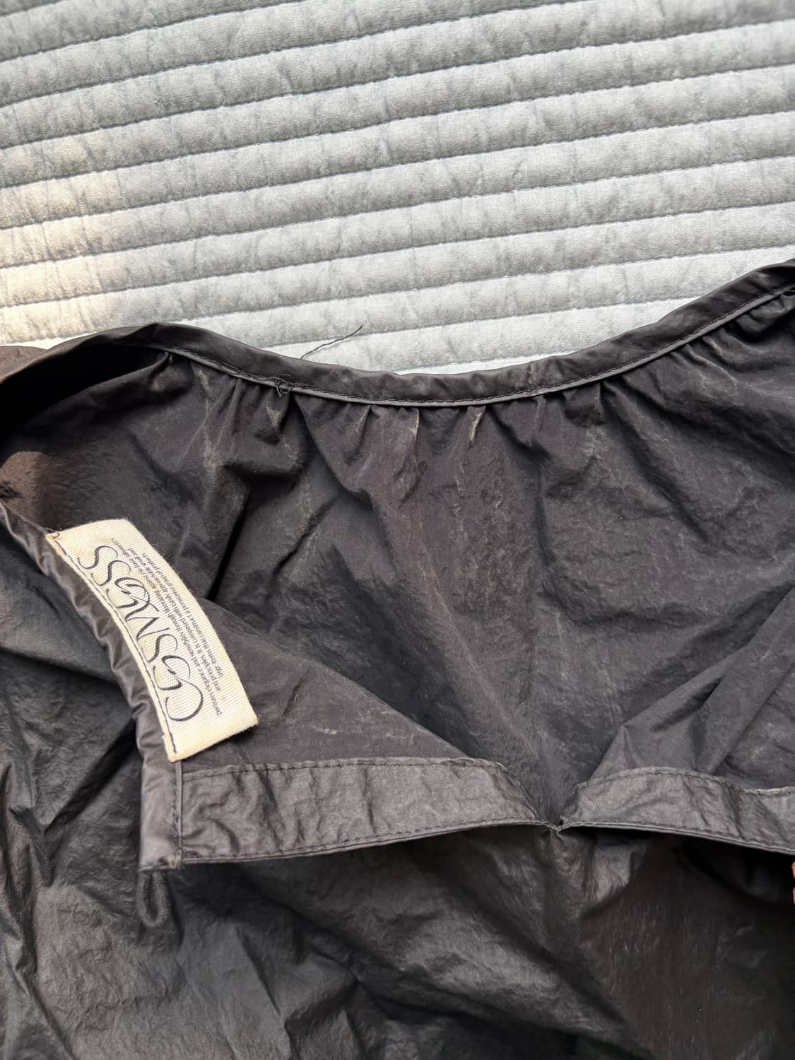 SCARF SHIRRING SLEEVELESS TOP_BLACK 상품이미지7