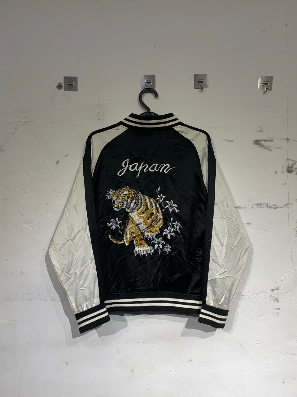 일본빈티지 오리엔탈 호랑이 자수 스카잔 빈티지 스카쟌 자켓 상품이미지7