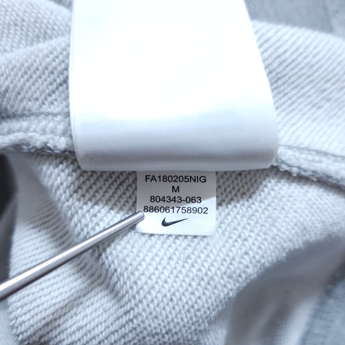 나이키) M 남자 프렌치테리 맨투맨 / 왕눈이샵 상품이미지10