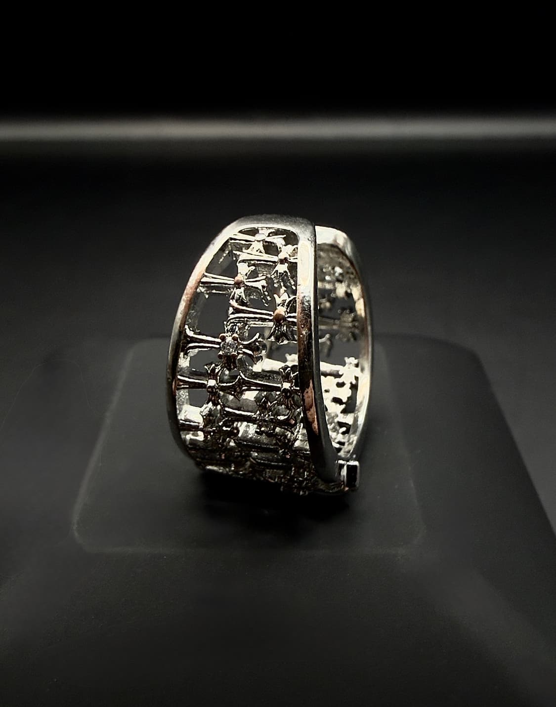 Bold the cross cubic ring 상품이미지3