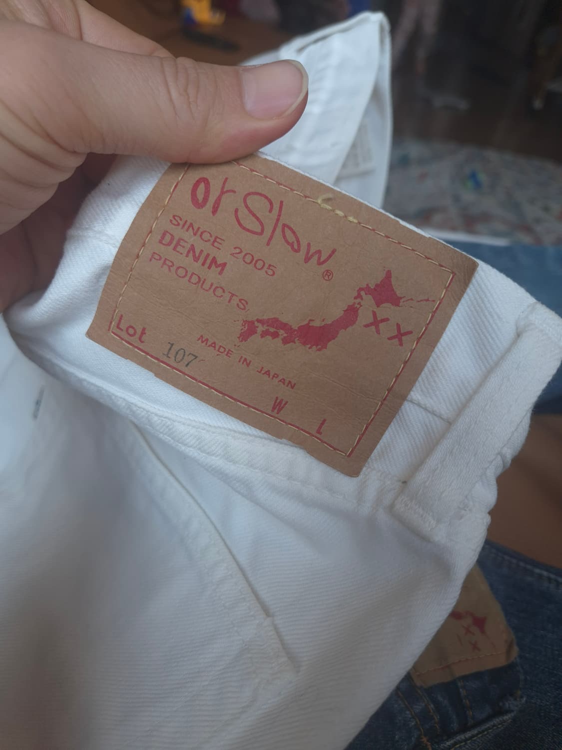 오어슬로우 107 데님 4색상 사이즈2 상품이미지4