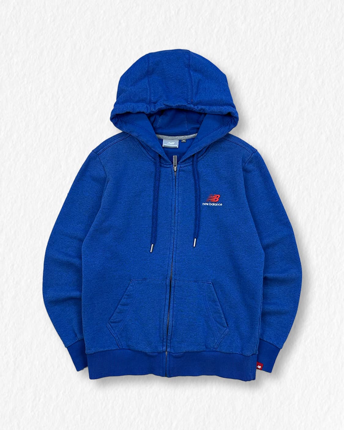 뉴발란스 기모 후드집업 블루 상품이미지1