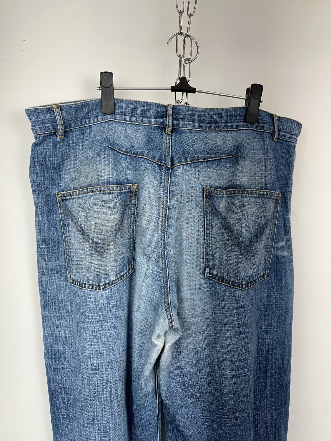 JPN fade lines denim sagging jeans 상품이미지9