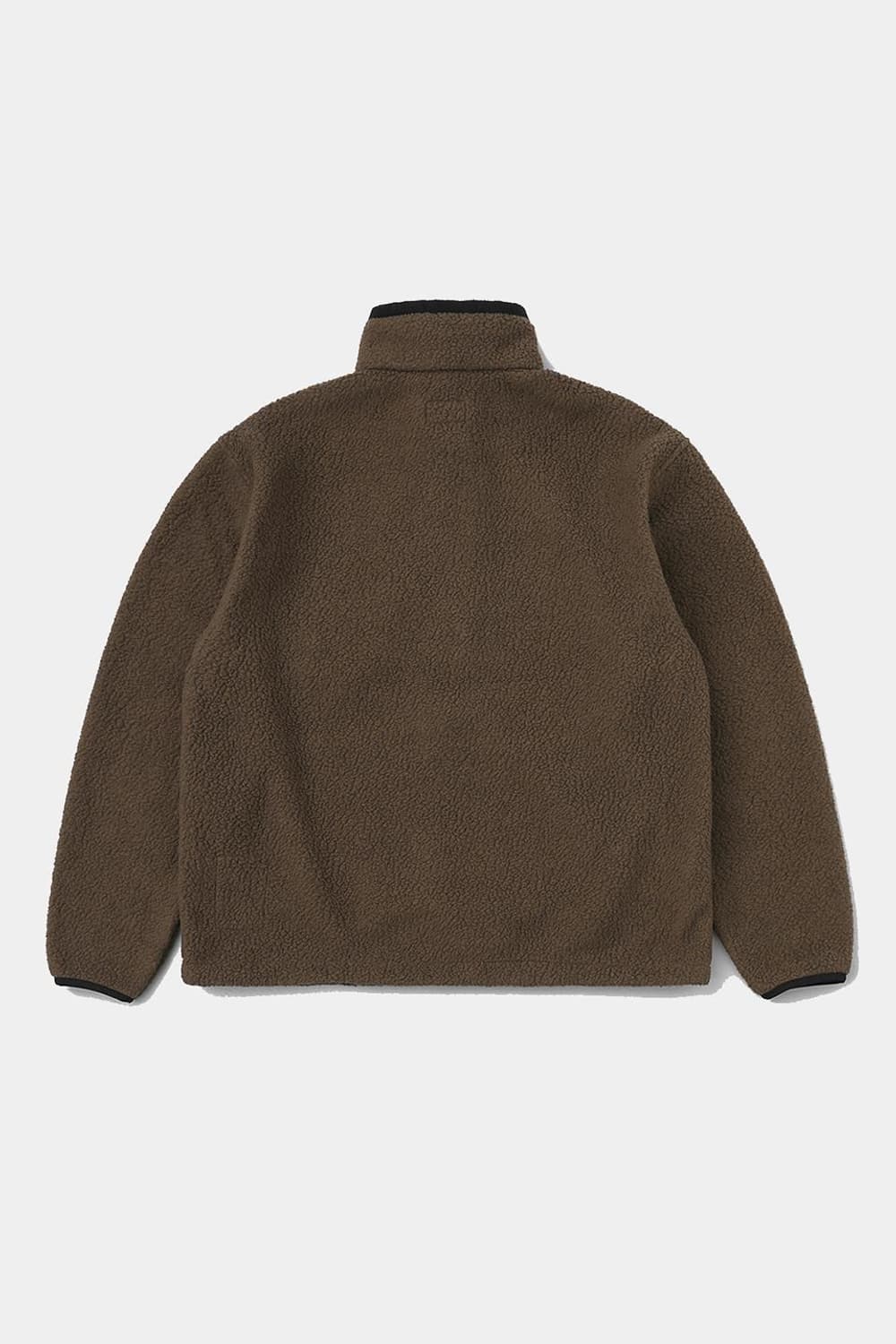 카키스 쉐르파 하프집업(다크브라운 L사이즈) 판매합니다. 상품이미지4