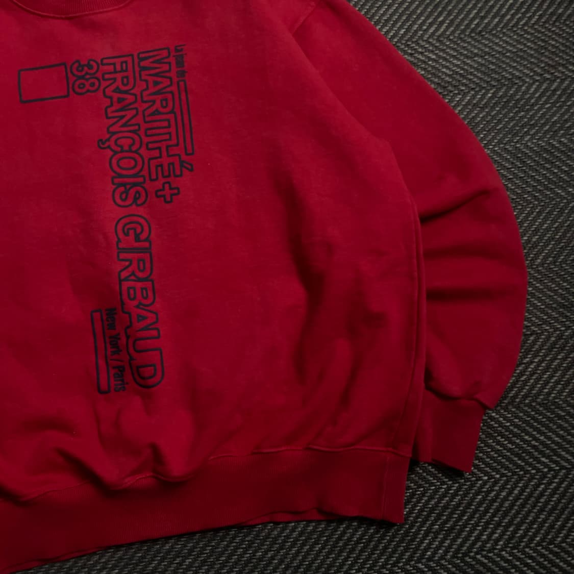 마리떼 프랑소와 저버 USA 스웻 맨투맨 레드y 4262 상품이미지3