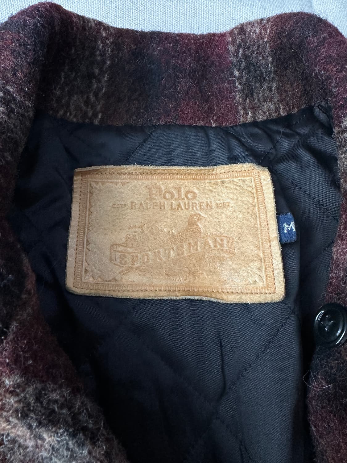 80s 폴로 스포츠맨 헤비울 피코트 M 상품이미지5