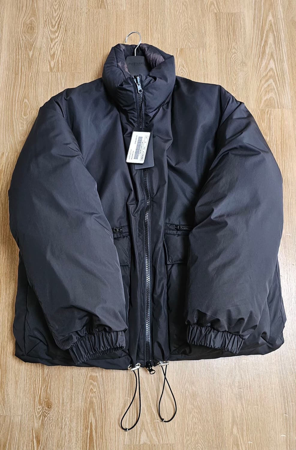 [새상품] 질스튜어트 뉴욕 블랙 구스다운 패딩 L사이즈 상품이미지6