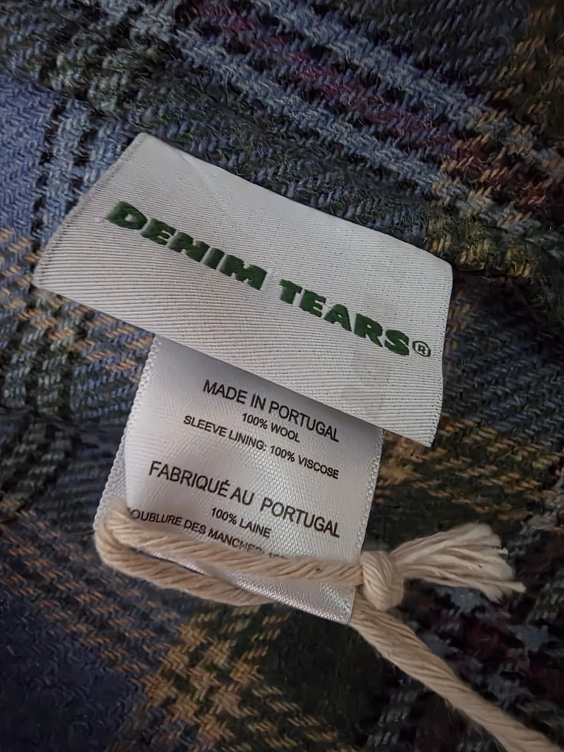 데님티어스 타탄 울 셔츠 상품이미지5