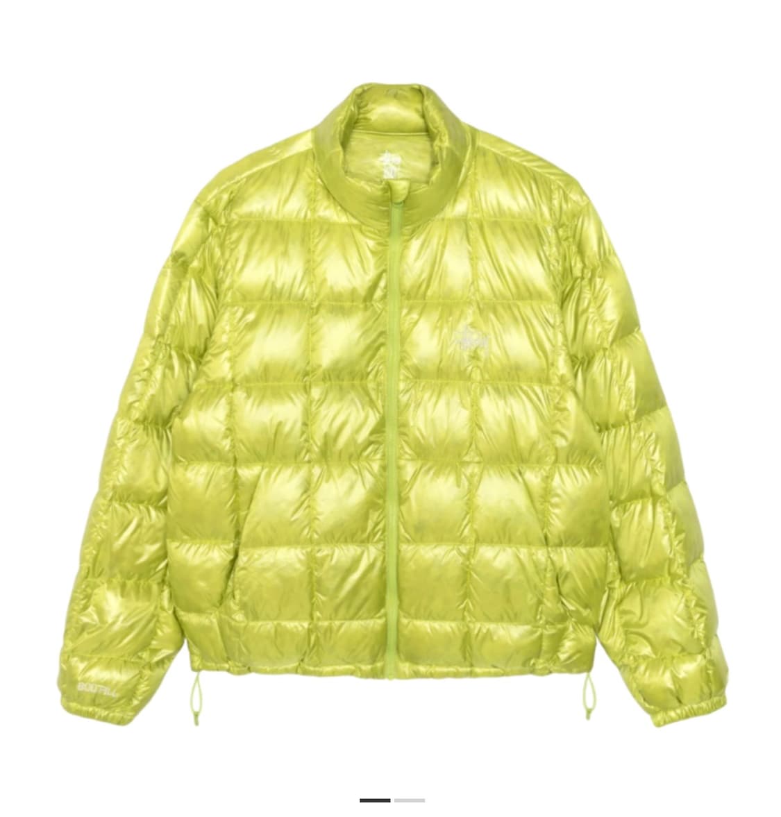 스투시 미드웨이트 패딩 라임 상품이미지1