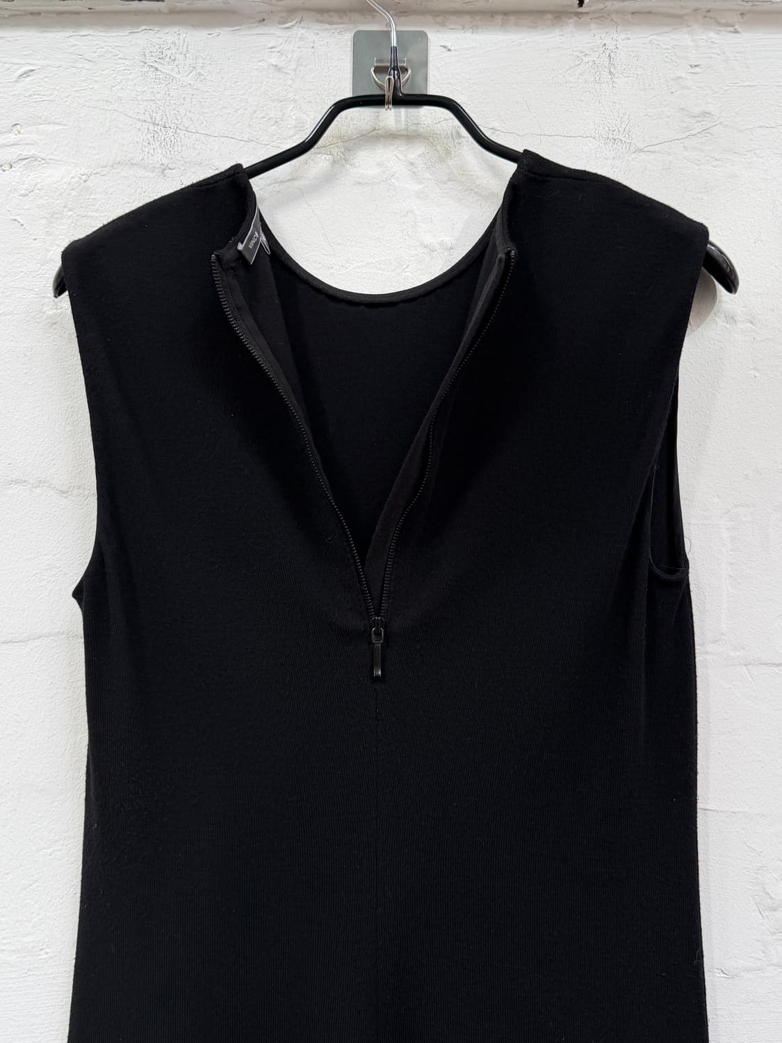 Vince 빈스 블랙 슬리브리스 비스코스 원피스 XS 상품이미지7