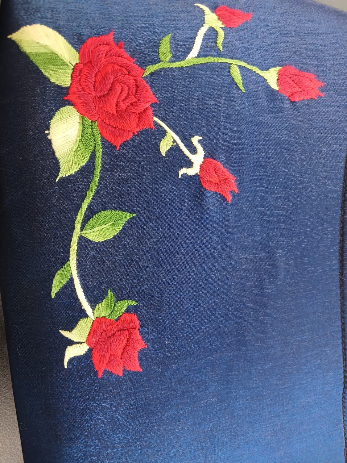 장미 핸드메이드 자수 빈티지 숄더가방 상품이미지3