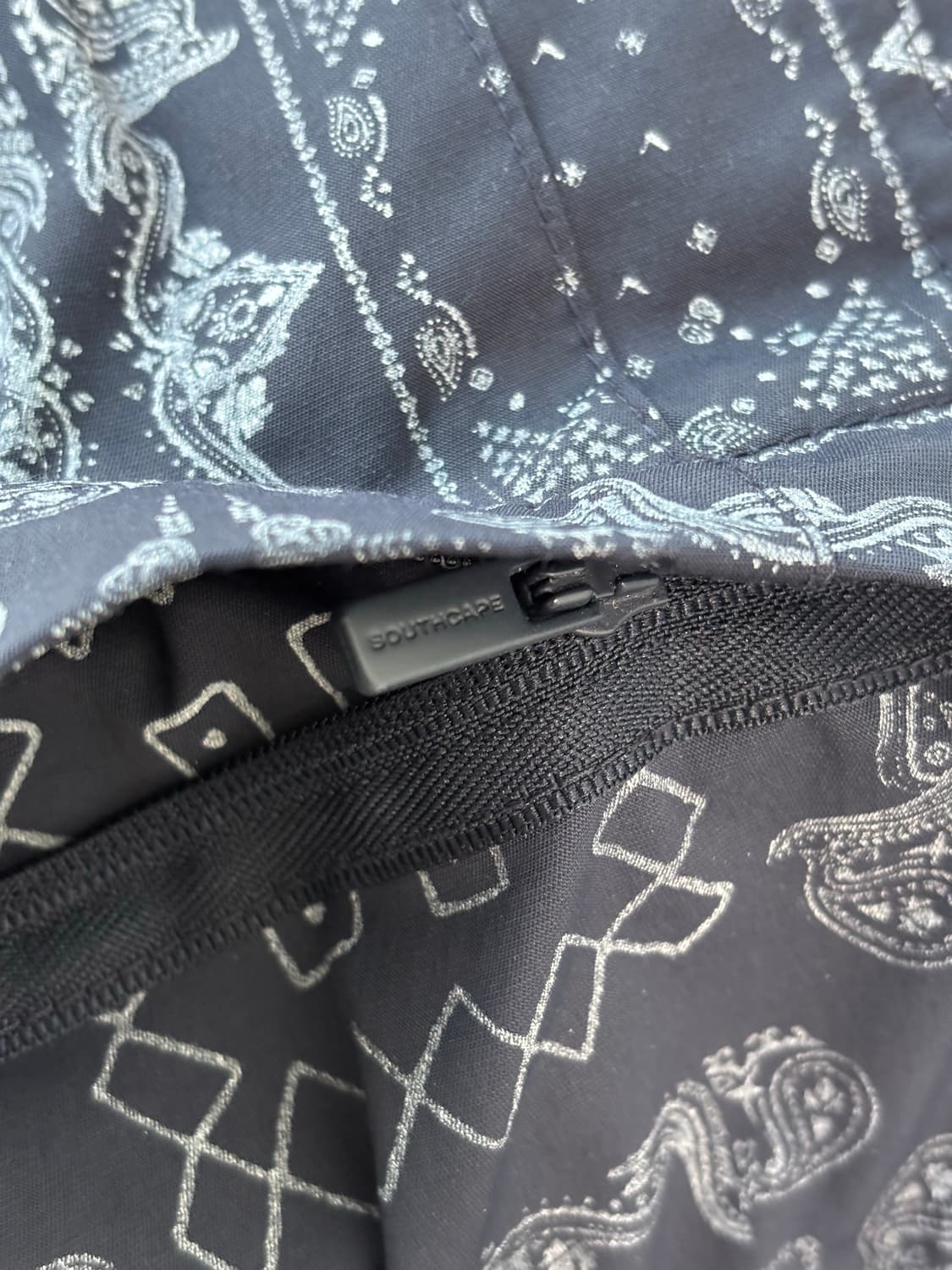 사우스케이프 여성 골프 프린트 밴딩조거팬츠S(67)/네이비 상품이미지5