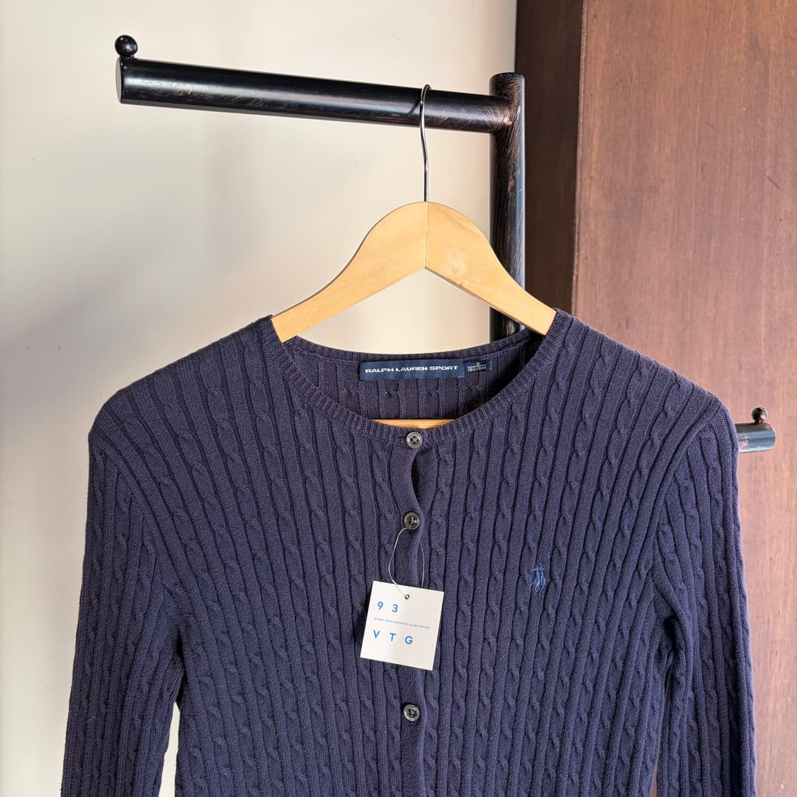 15683 - 폴로 랄프로렌 네이비 케이블 가디건 상품이미지1