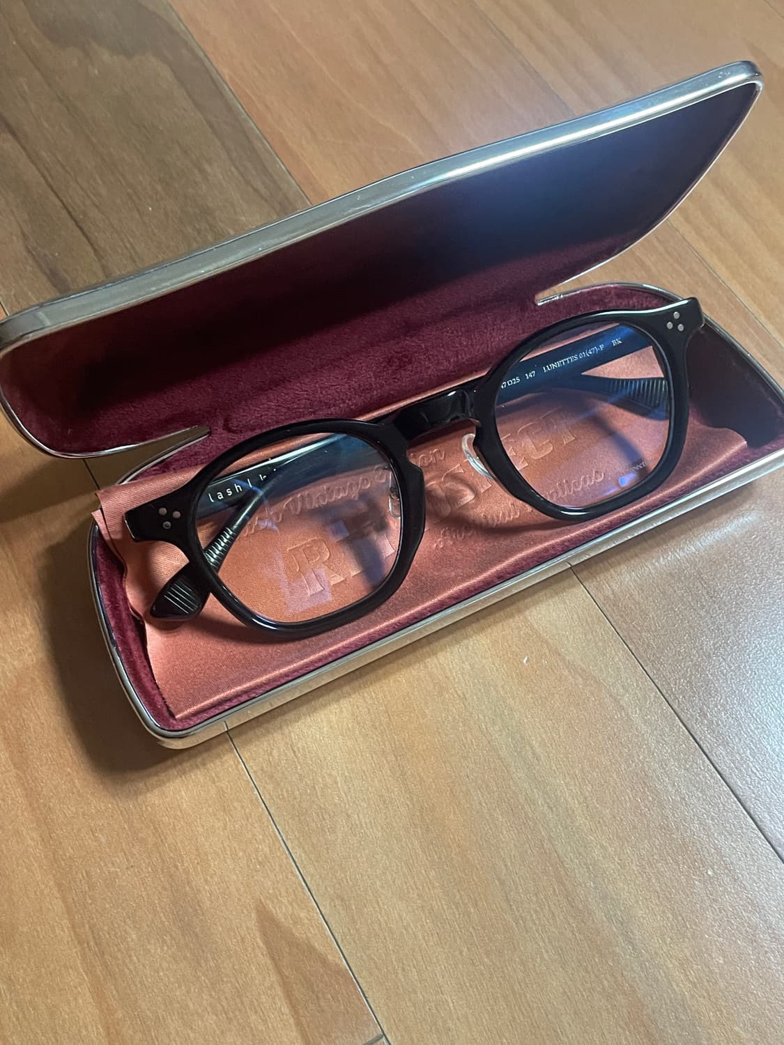 래쉬 루네뜨 LUNETTES 01-F BK 안경 47사이즈 판매 상품이미지2