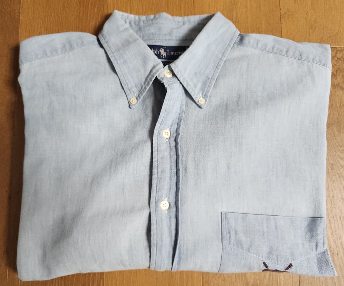 폴로 랄프로렌 샴브레이 데님셔츠(L) 상품이미지2