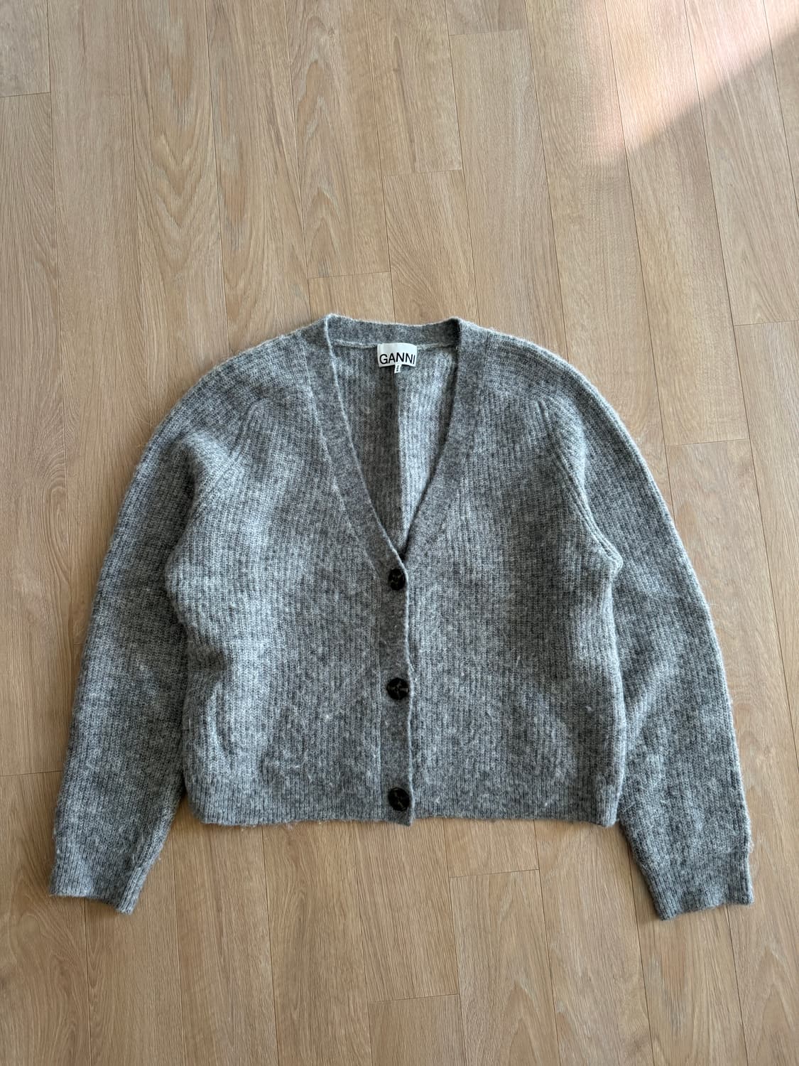 GANNI 가니 여성 알파카 블렌드 가디건 상품이미지1