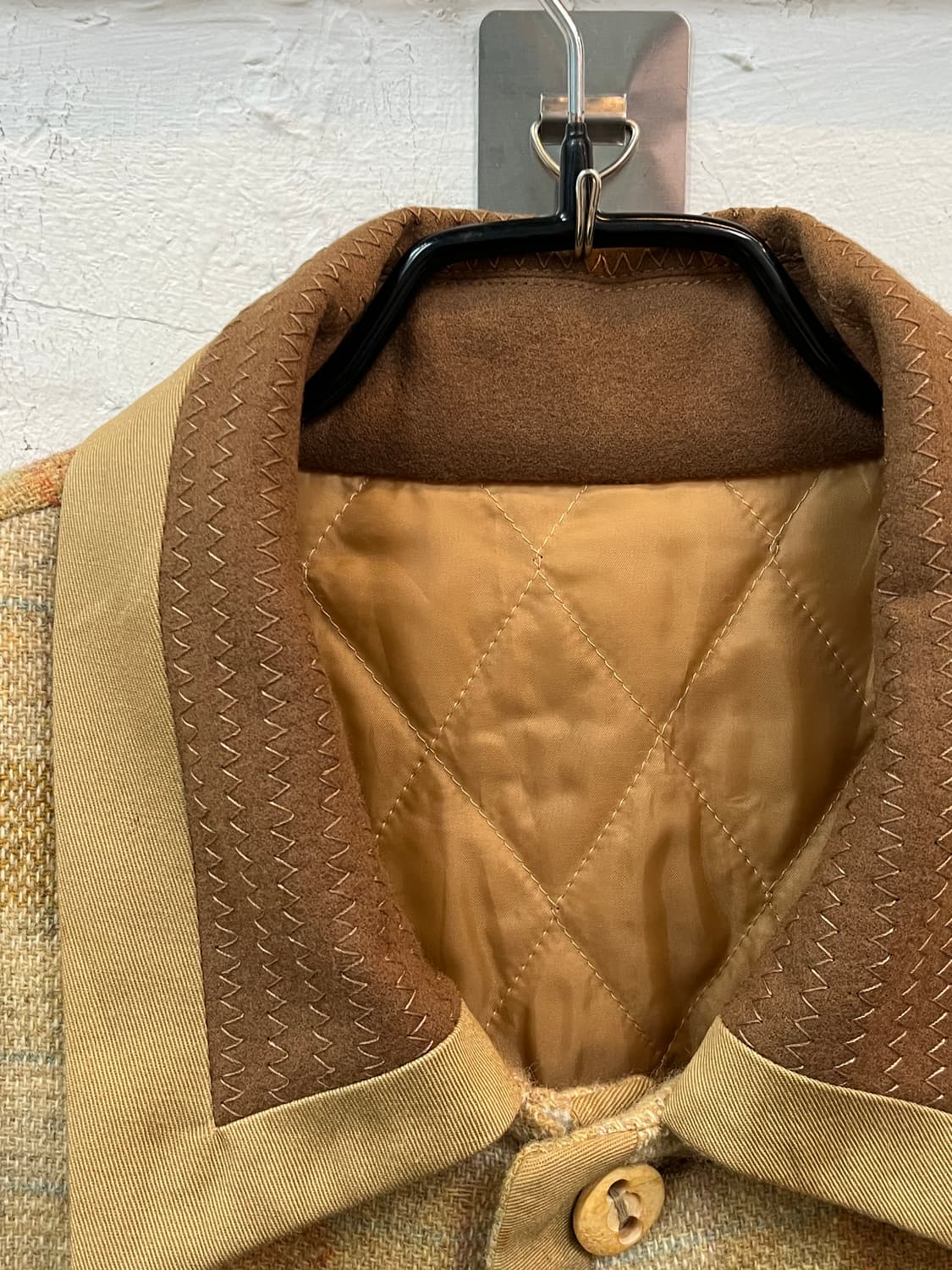 Jun Men 준맨 재팬 울 혼방 체크 셔츠 자켓 F 상품이미지4