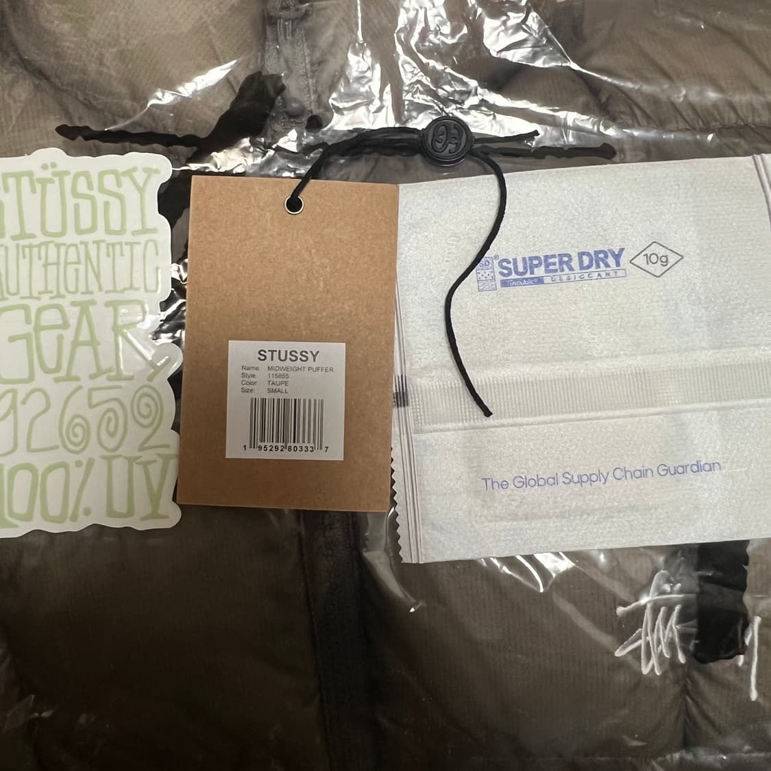 스투시 미드웨이트 푸퍼 토프 S 상품이미지7